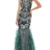 Colors Dress - 2738 Sequined V-Neck Mermaid Gown