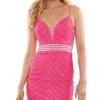Colors Dress 2831 - Beaded Waistband Cocktail Dress