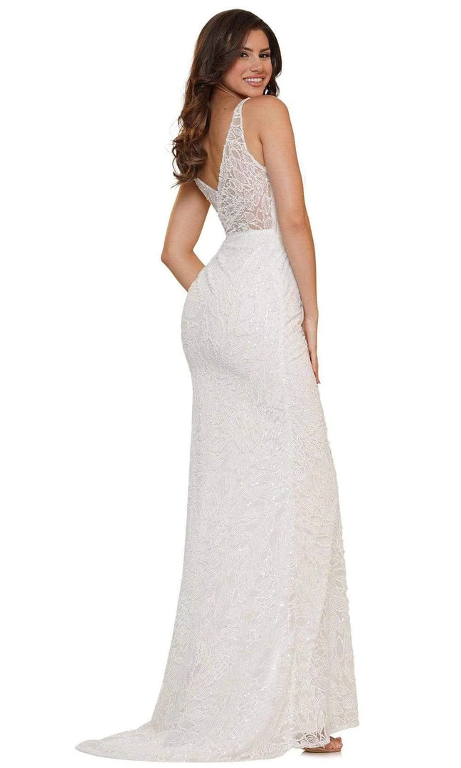 Colors Dress - G1074 V-Neck Ruched Sequin Dress 5 Colors Dress - G1074 V-Neck Ruched Sequin Dress