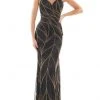 Colors Dress - K118 Patterned Beautiful Sheath Gown 1 Colors Dress - K118 Patterned Beautiful Sheath Gown