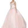 Dancing Queen - 1104 Beaded Pink Sweetheart Quinceanera Ball Gown 1 Dancing Queen - 1104 Beaded Pink Sweetheart Quinceanera Ball Gown