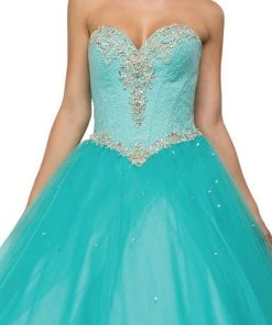 Dancing Queen - 1111 Beaded Sweetheart Quinceanera Ballgown