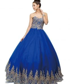 Dancing Queen - 1115 Bead Embellished Sweetheart Formal Ball Gown