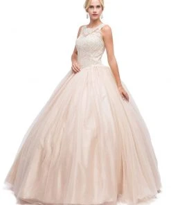 Dancing Queen - 1152 Sleeveless Beaded Quinceanera Ballgown 13 Dancing Queen - 1152 Sleeveless Beaded Quinceanera Ballgown