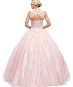 Dancing Queen - 1152 Sleeveless Beaded Quinceanera Ballgown 11 Dancing Queen - 1152 Sleeveless Beaded Quinceanera Ballgown