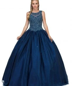 Dancing Queen - 1152 Sleeveless Beaded Quinceanera Ballgown 14 Dancing Queen - 1152 Sleeveless Beaded Quinceanera Ballgown