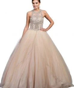 Dancing Queen - 1205 Embellished Jewel Quinceanera Gown