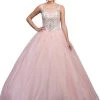 Dancing Queen - 1227 Embellished Illusion Bateau Neck Quinceanera Ballgown 1 Dancing Queen - 1227 Embellished Illusion Bateau Neck Quinceanera Ballgown