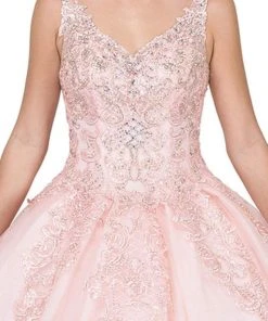 Dancing Queen - 1271 Beaded Off-Shoulder Quinceanera Gown