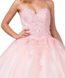 Dancing Queen - 1337 Lace Appliqued Sweetheart Bodice Ballgown 10 Dancing Queen - 1337 Lace Appliqued Sweetheart Bodice Ballgown