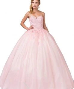 Dancing Queen - 1337 Lace Appliqued Sweetheart Bodice Ballgown