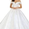 Dancing Queen - 153 Embellished Off-Shoulder Ballgown With Train 1 Dancing Queen - 153 Embellished Off-Shoulder Ballgown With Train