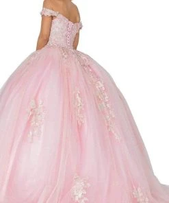 Dancing Queen - 1592 Floral Off Shoulder Ballgown