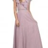 Dancing Queen - 2072 Butterfly Sleeve Wrap Evening Gown