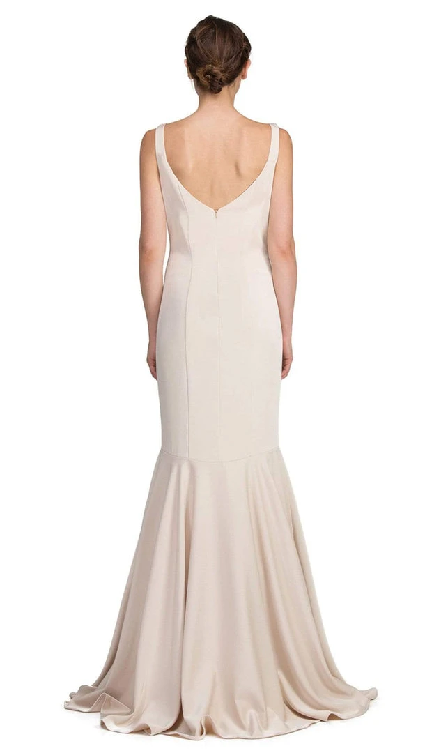 Dancing Queen - 2186 Sleeveless Plunging Neckline Trumpet Dress 9 Dancing Queen - 2186 Sleeveless Plunging Neckline Trumpet Dress