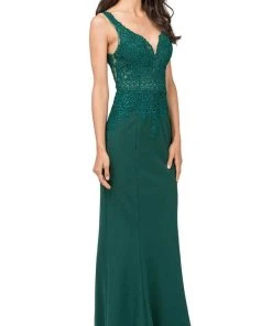 Dancing Queen - 2392 Beaded Fitted Prom Dress