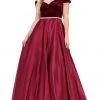 Dancing Queen - 2478 Embellished Off-Shoulder Homecoming Ballgown