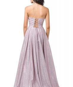 Dancing Queen - 2651 Strapless Sweetheart A-line Dress