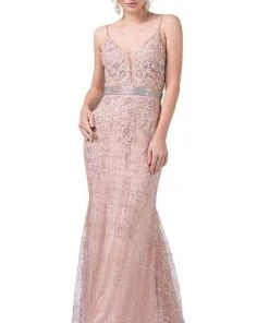 Dancing Queen 2767A - Sleeveless Mermaid Evening Gown