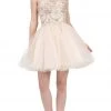 Dancing Queen - 3023 Embellished Scoop A-line Homecoming Dress