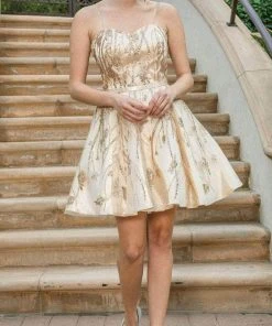 Dancing Queen 3269 - Glitter Sweetheart Cocktail Dress