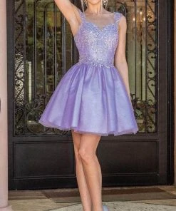 Dancing Queen 3287 - Embroidered Sweetheart Cocktail Dress