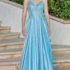 Dancing Queen 4261 - Embroidered V-neck Prom Dress