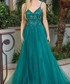 Dancing Queen 4276 - Floral Sleeveless Long Dress