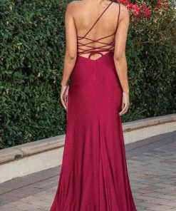 Dancing Queen 4299 - One Shoulder Ruched Prom Dress