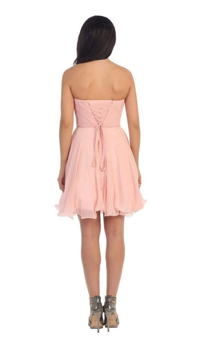 Dancing Queen - 9115 Surplice Sweetheart Bodice Chiffon Prom Dress 13 Dancing Queen - 9115 Surplice Sweetheart Bodice Chiffon Prom Dress