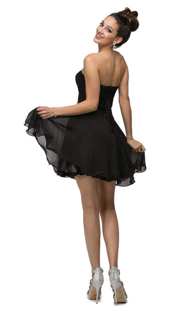 Dancing Queen - 9115 Surplice Sweetheart Bodice Chiffon Prom Dress 11 Dancing Queen - 9115 Surplice Sweetheart Bodice Chiffon Prom Dress