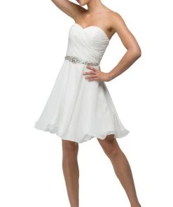 Dancing Queen - 9115 Surplice Sweetheart Bodice Chiffon Prom Dress 20 Dancing Queen - 9115 Surplice Sweetheart Bodice Chiffon Prom Dress