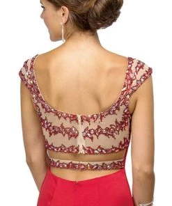 Dancing Queen - 9454 Sweetheart Sheer Back Mermaid Prom Dress