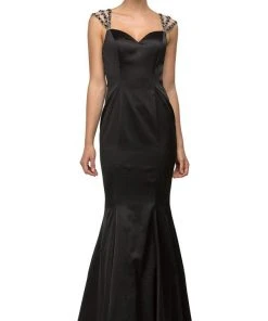 Dancing Queen - 9454 Sweetheart Sheer Back Mermaid Prom Dress