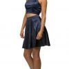 Dancing Queen - 9495 Embellished Collar Two-Piece Homecoming Dress