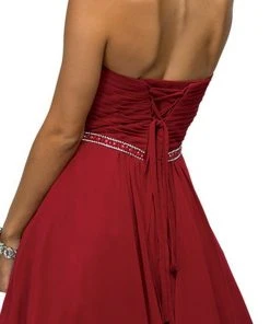 Dancing Queen - 9581 Crisscross Ruching On Sweetheart A-Line Short Party Dress