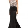 Dancing Queen - 9706 Teardrop Back Cutout Beaded Ornate Prom Dress 2 Dancing Queen - 9706 Teardrop Back Cutout Beaded Ornate Prom Dress