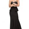 Dancing Queen - 9713 Strapless Sweetheart Prom Dress With Side Peplum 1 Dancing Queen - 9713 Strapless Sweetheart Prom Dress With Side Peplum