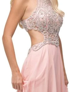 Dancing Queen - 9740 Bejeweled A-line Evening Dress 10 Dancing Queen - 9740 Bejeweled A-line Evening Dress