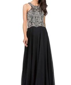 Dancing Queen - 9740 Bejeweled A-line Evening Dress 11 Dancing Queen - 9740 Bejeweled A-line Evening Dress