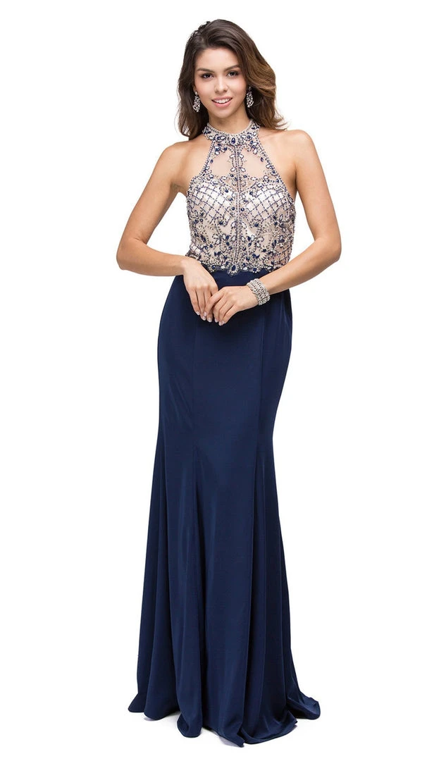 Dancing Queen - 9777 Illusion Cutout Sheath Evening Gown 3 Dancing Queen - 9777 Illusion Cutout Sheath Evening Gown