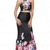 Dancing Queen - 9904 Two-Piece Floral Multi-print Formal Dress 2 Dancing Queen - 9904 Two-Piece Floral Multi-print Formal Dress