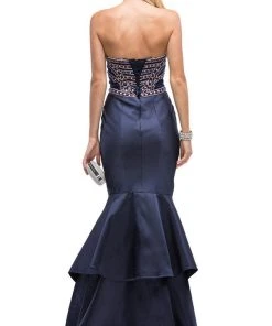 Dancing Queen - 9917 Beaded Sweetheart Mermaid Evening Dress