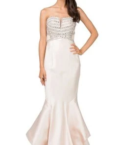 Dancing Queen - 9917 Beaded Sweetheart Mermaid Evening Dress