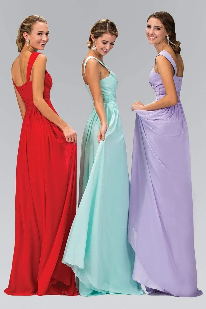 Elizabeth K - GL1386 Sleeveless Shoulder Straps Chiffon Long Dress 4 Elizabeth K - GL1386 Sleeveless Shoulder Straps Chiffon Long Dress