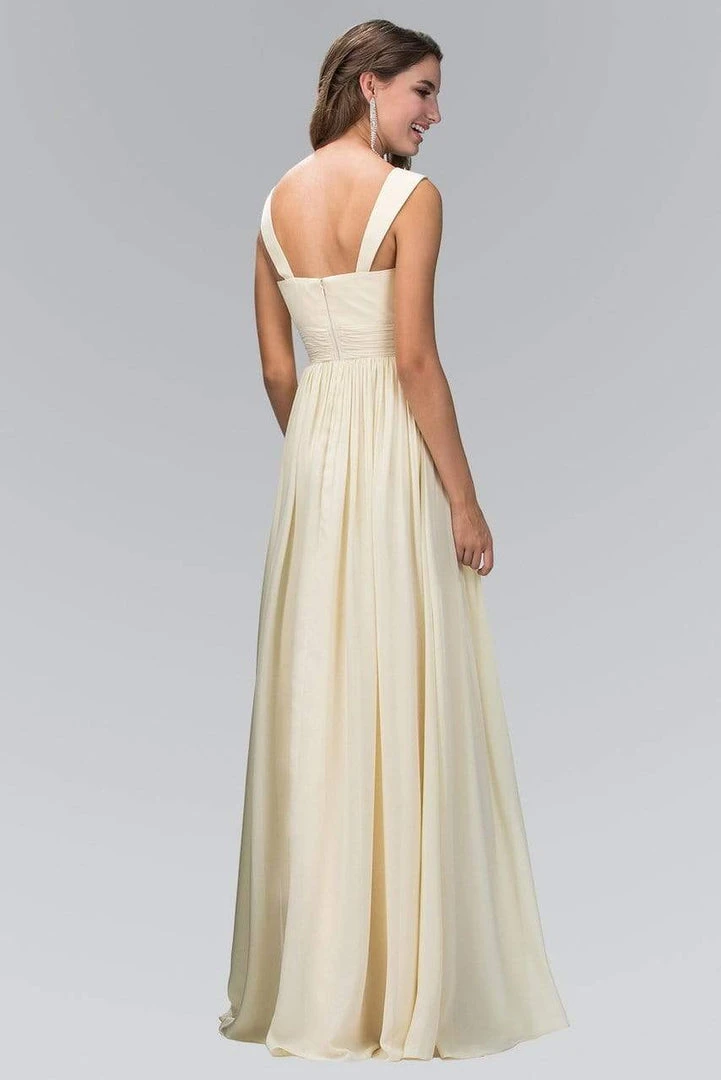 Elizabeth K - GL1386 Sleeveless Shoulder Straps Chiffon Long Dress 6 Elizabeth K - GL1386 Sleeveless Shoulder Straps Chiffon Long Dress