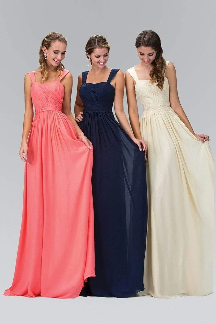 Elizabeth K - GL1386 Sleeveless Shoulder Straps Chiffon Long Dress 5 Elizabeth K - GL1386 Sleeveless Shoulder Straps Chiffon Long Dress