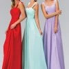 Elizabeth K - GL1386 Sleeveless Shoulder Straps Chiffon Long Dress 2 Elizabeth K - GL1386 Sleeveless Shoulder Straps Chiffon Long Dress