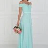 Elizabeth K - GL1523 Off Shoulder Twisted Bodice Chiffon Gown 2 Elizabeth K - GL1523 Off Shoulder Twisted Bodice Chiffon Gown