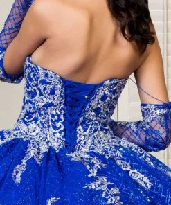 Elizabeth K - GL1943 Embroidered Sweetheart Mesh Ballgown 17 Elizabeth K - GL1943 Embroidered Sweetheart Mesh Ballgown